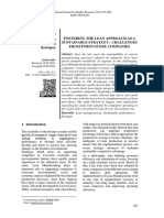 FOSTERING THE LEAN APPROACH AS A SUSTAINABLE STRATEGY CHALLENGES FROM PORTUGUESE COMPANIESInternational Journal For Qual