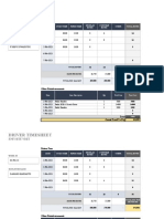 Driver Timesheet Fees