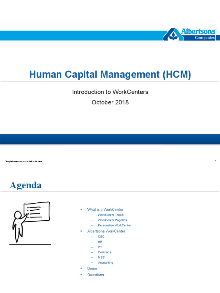 Albertsons Basic WorkCenters | PDF | Human Resource Management | Icon