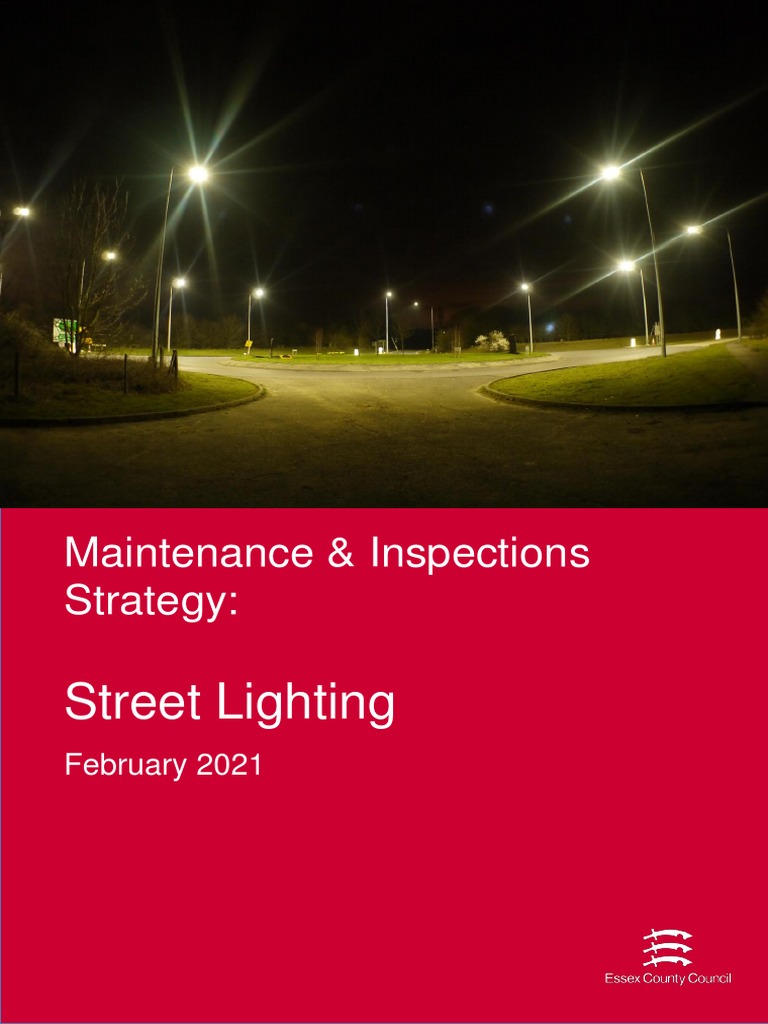 Street Lighting Maintenance Strategy | PDF | Lighting | Street Light
