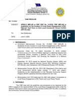 Implan To Guidelines For The Conduct of Local Peace Engagements (Lpe) PDF