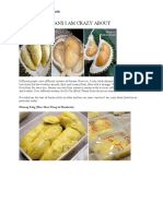 Types of Durians I Am Crazy About