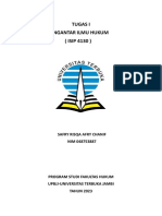 Tugas 1 - Pengantar Ilmu Hukum - Safry Risqa Afry Chanif PDF
