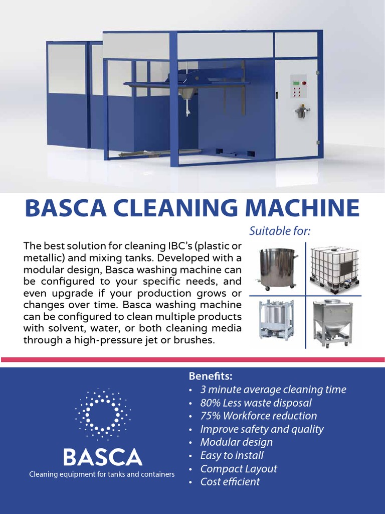 IBC Cleaning Solutions with Basca Machine | PDF | Programmable Logic ...