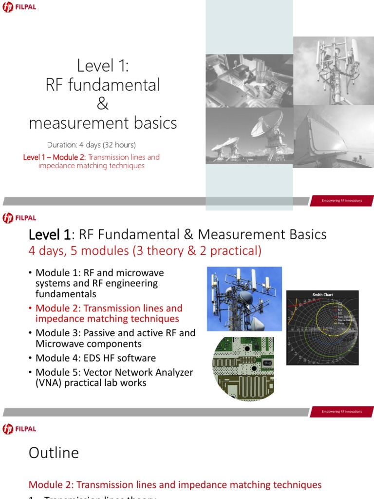 L1M2 - TL and Impedance Matching Techniques PDF | PDF | Teaching ...