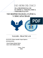 Taller - Prática 1 Trastornos Neurocognoscitivos PDF