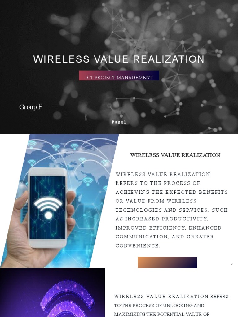 Wireless Value Realization | PDF | Wireless Lan | Wi Fi