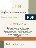 Q1Act1 Consumer Health