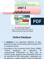 Unit 3 - Databases PDF