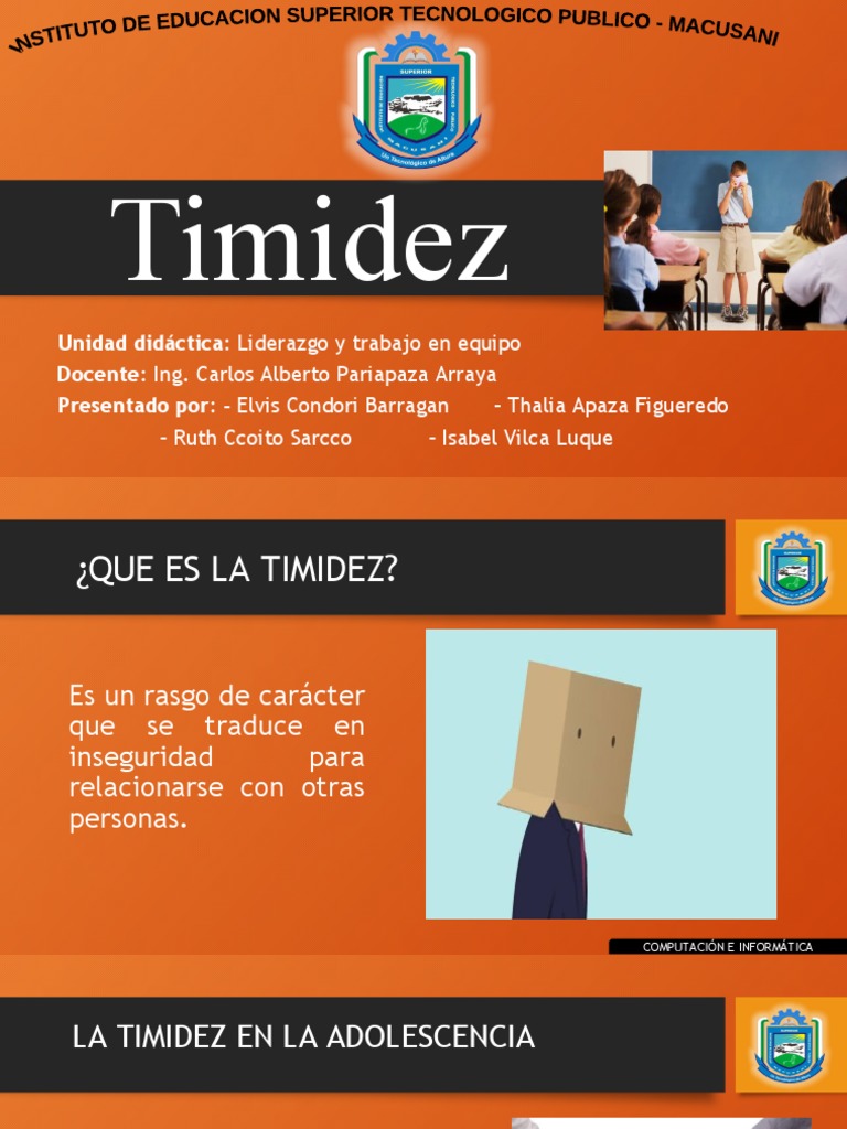 TIMIDEZ | PDF | Timidez | Desorden de ansiedad social