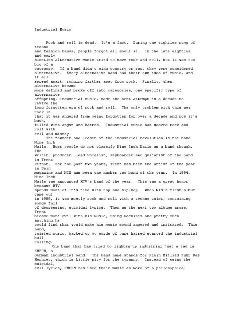 Music industry essays 08 image