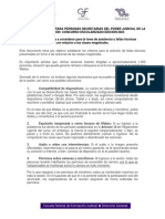 Puntos Importantes - Clases Magistrales PDF