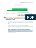 Ficha de Trabajo - Semana 3 Situaciones Aditivas Con Números Mixtos