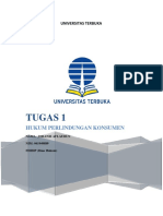 Hukum Perlindunga Konsumen Tugas 1