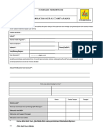 Form User Account Aplikasi