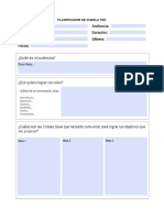 Planificador de Charla Ted PDF