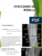 Presentacion PROYECCIONES DE RODILLA