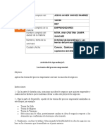 Actividad de Aprendizaje 3. Las Teorías Del Proceso Empresarial.