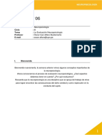 Evaluación neuropsicológica: aspectos clave