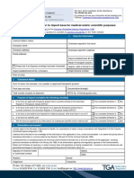 Import Permit Application Form