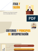 5 Criterios y Principios de Interpretación PDF