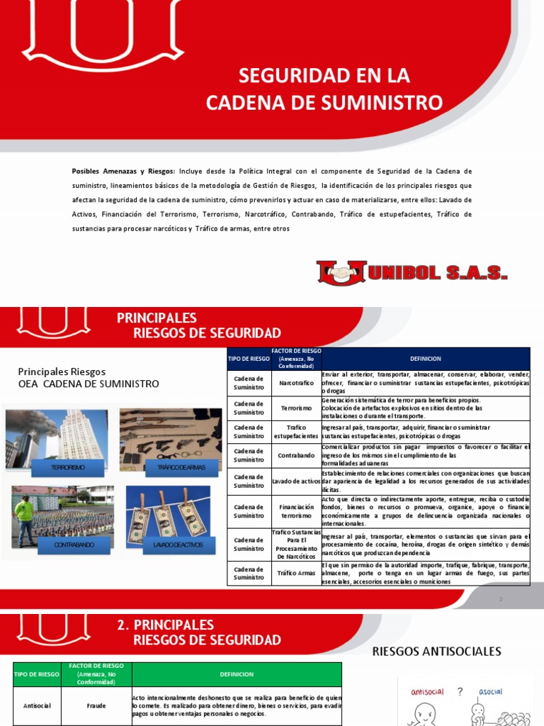 Riesgos de Seguridad en la Cadena de Suministro | PDF | Comercio ilegal ...