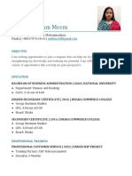 Mir Lima Islam CV