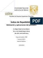  Indice de Repetibilidad