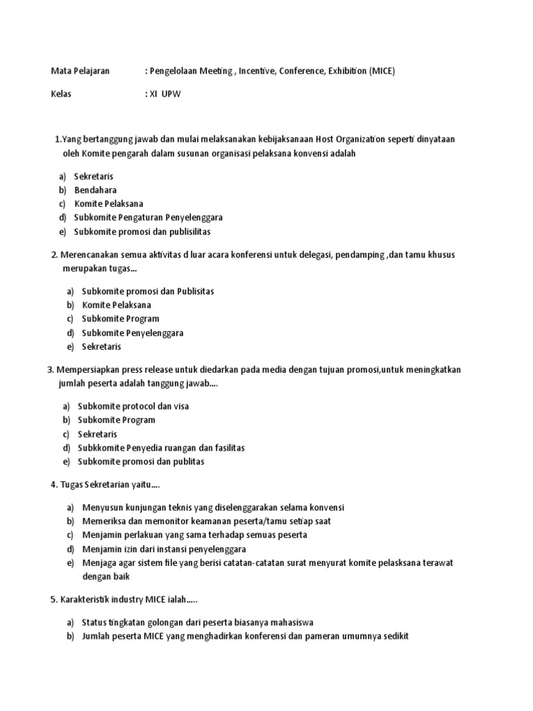 Upw Pengelolaan | PDF | Seni