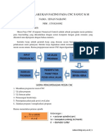 TUTORIAL MELAKUKAN FACING PADA CNC FANUC 0i M