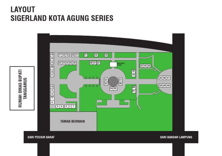 Layout - Taman Kota | PDF