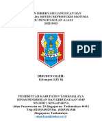 Laporan Observasi Gangguan Dan Penyakit Pada Sistem Reproduksi Manusia