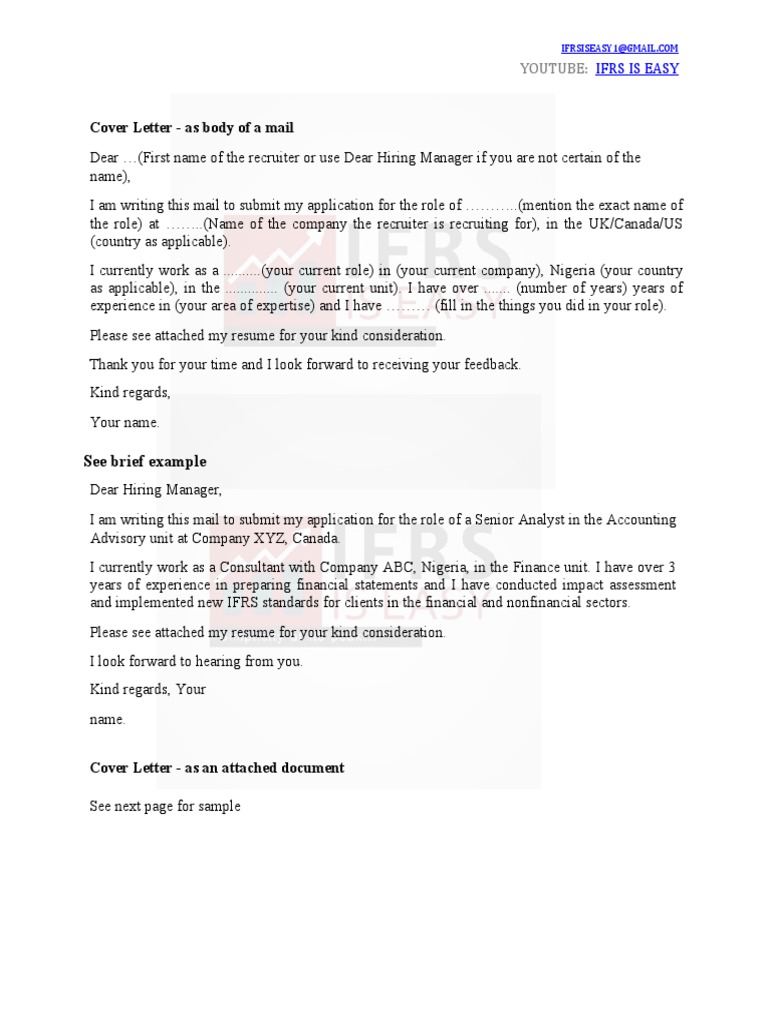 Cover Letter Guide | Download Free PDF | Consultant | Business Economics