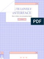 Cute Lovely Interface - by Slidesgo