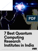 7 Best Quantum Computing Research Institutes in India 