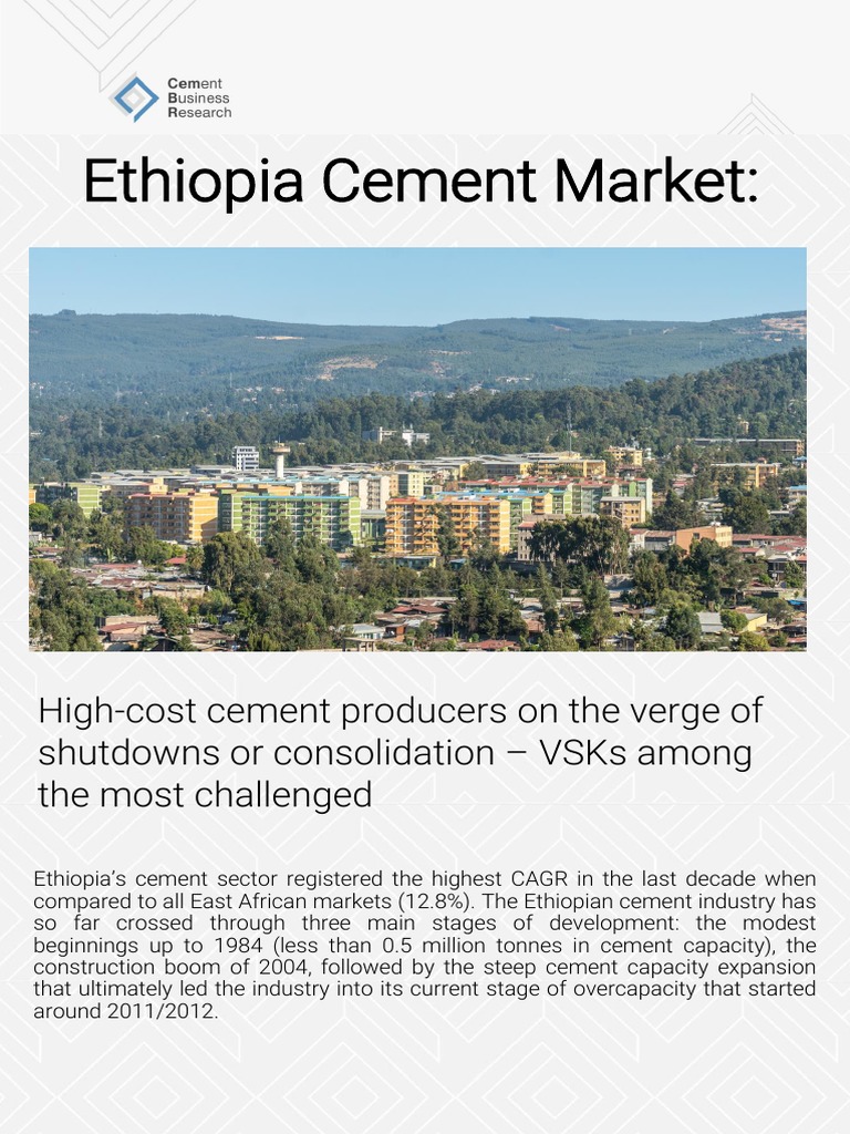 High Cost Cement Producers On The Verge of Shutdown in Ethiopia PDF