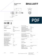 Datasheet Sensor Balluf