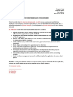 Roles Responsibilities Letter Sample Australia PDF