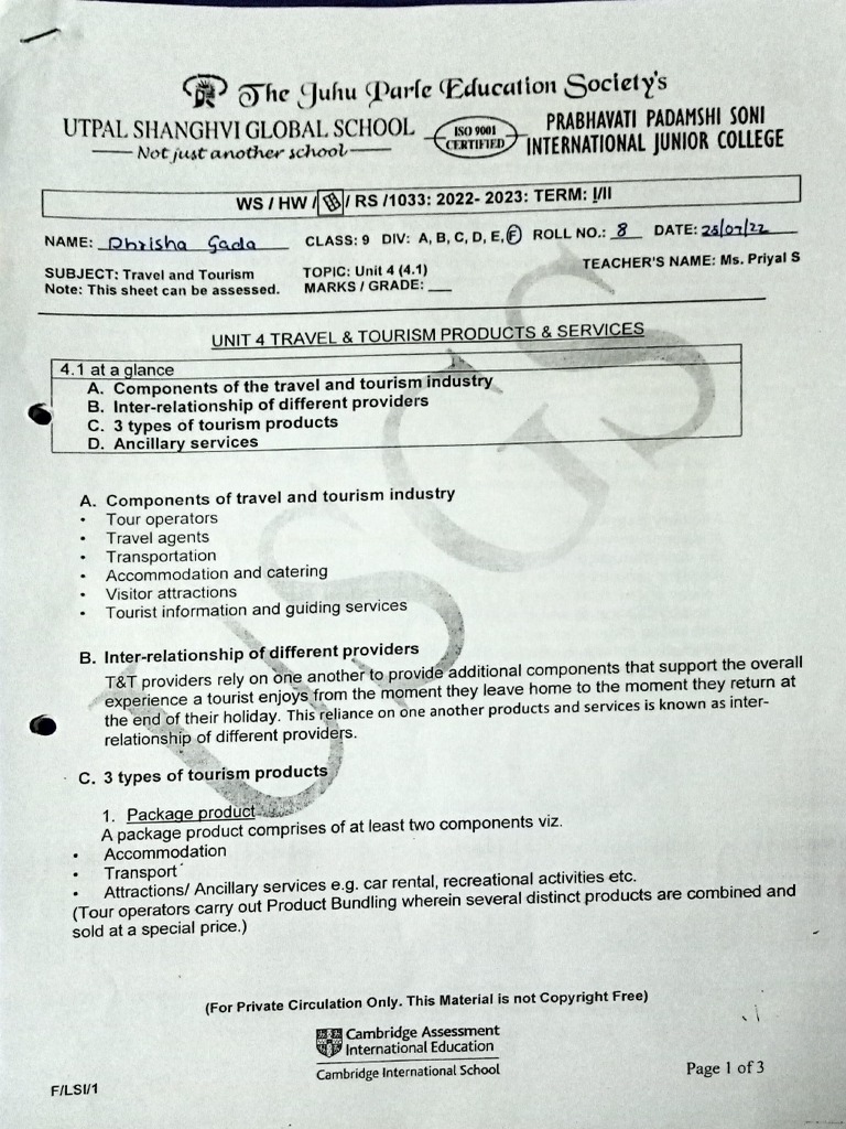 TT Unit 4 | PDF