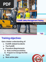 SS-22 Forklift Safety Management Training - Materi PDF