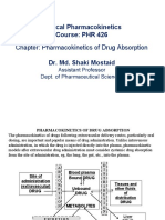 Chapter 2 Pharmacokinetics of Drug absorption