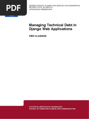 django tranning report