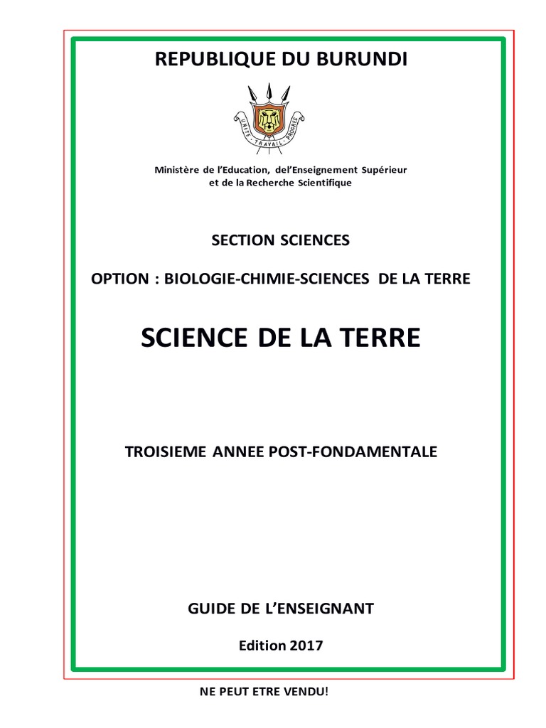 Guide de Science de la Terre 3ème | PDF | Géologie | Géographie