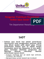 Pengantar Praktikum Parasitologi SADT 2021