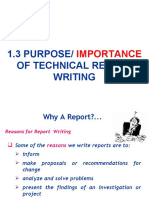 Lecture - 1.3 - Functions of A Report