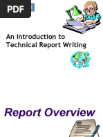 Lecture - 1 - Definition of Technival Report Writing