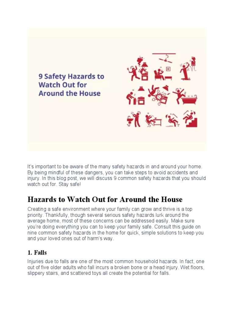 9 Safety Hazards To Watch Out For Around The House. PDF Stairs