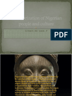 Summary of Nigerian Ppu and Culture