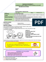 SECUENCIA DE ACTIVIDAD deCOMUNICACION (Texto Instructivo) 05 - 05 - 2023