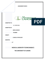 Assignment No 3 Ptholo PDF